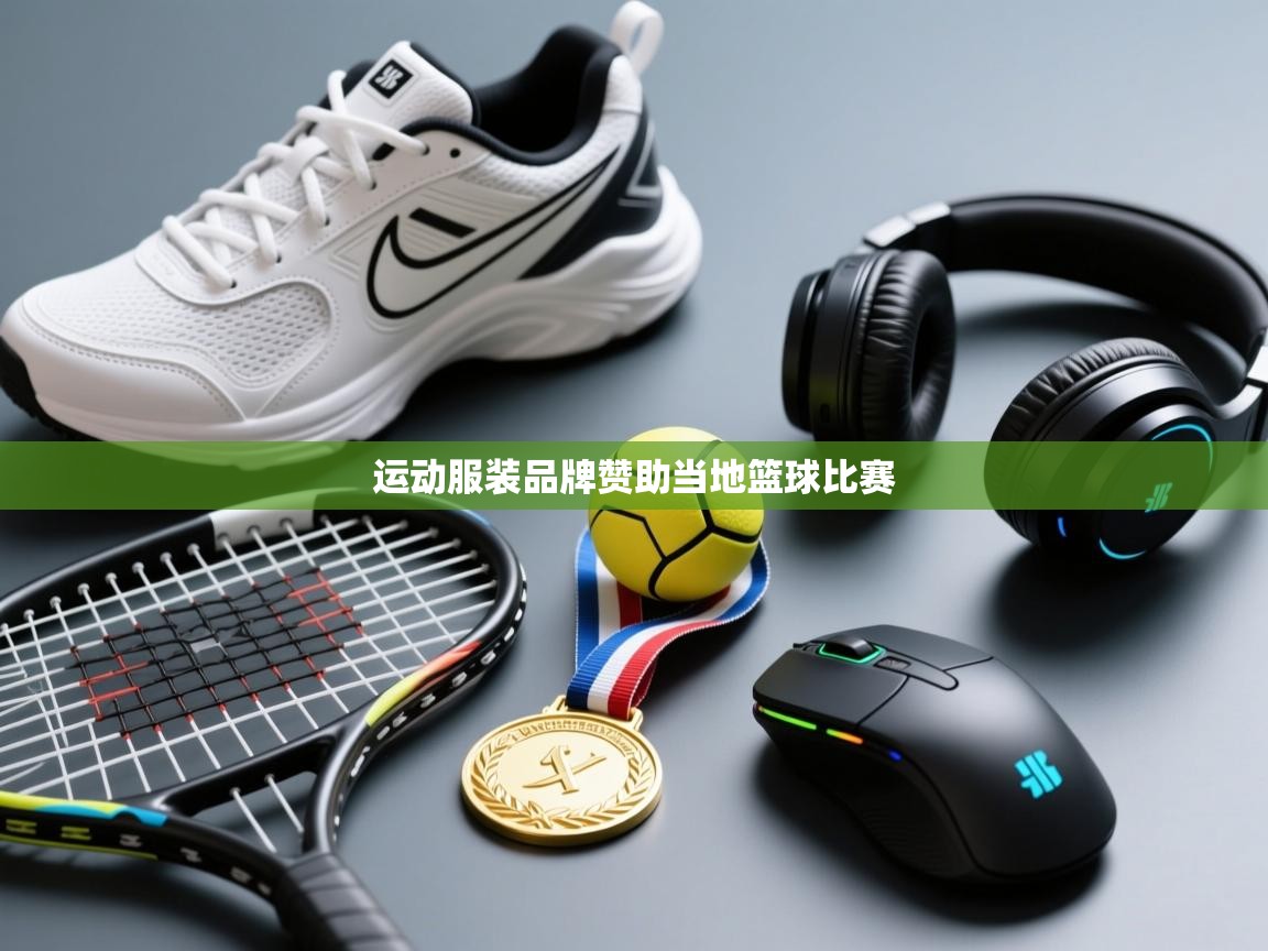 运动服装品牌赞助当地篮球比赛