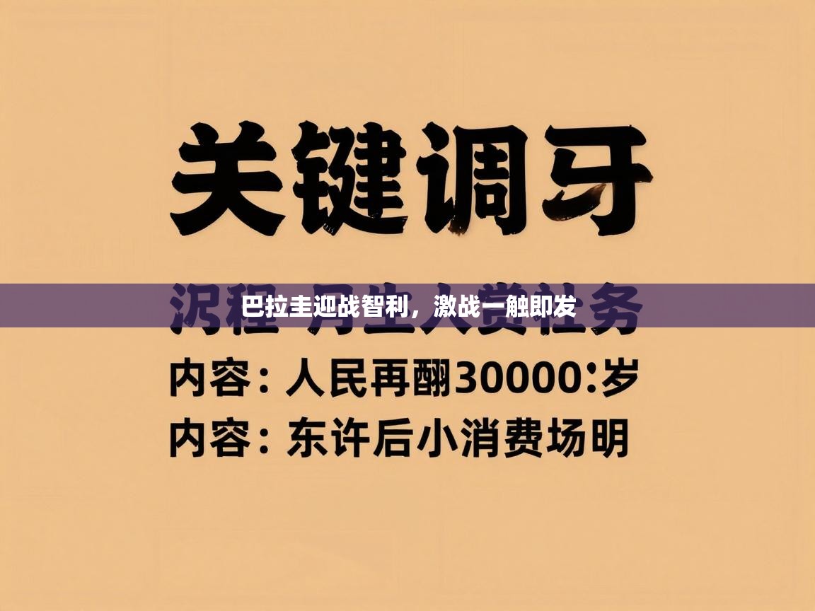 巴拉圭迎战智利，激战一触即发  第2张