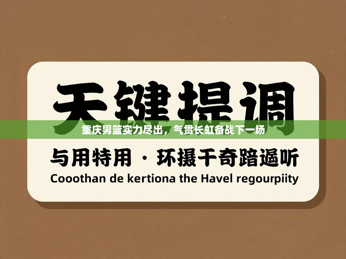 重庆男篮实力尽出，气贯长虹备战下一场  第2张